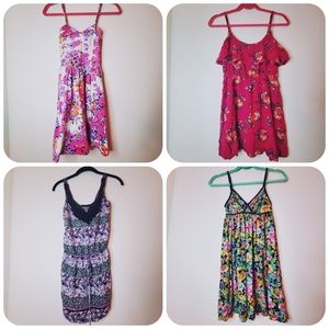 4 small dresses